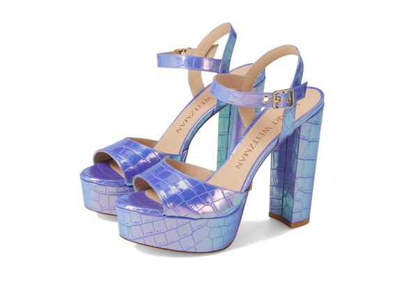 Stuart Weitzman Shoes - Stuart Weitzman Ryder 95 Platform Sandal, Violet Ice, US 7.5 B